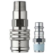 Szybkozłącze rozłączane bezciśnieniowo gw. wewnętrzny 3/8″, stal niklowana