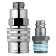 Szybkozłącze rozłączane bezciśnieniowo gw. wewnętrzny 3/8″, stal niklowana