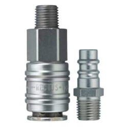 Szybkozłącze zabezpieczona przed rozcięciem gw. zewnętrzny, stożkowy 3/8″, mosiądz