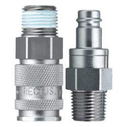 Wtyczka zaworowa z tuleją do węża 13 mm, stal nierdzewna