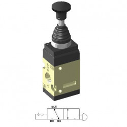 Zawór Grzybkowy 1/4″ 3/2 bez powrotu